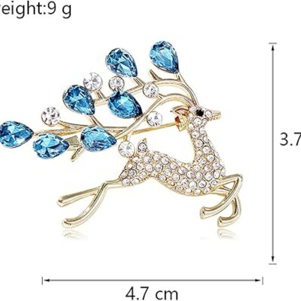 Running Deer Brooch Lapel Pin‎